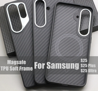 Magsafe Carbon Fiber Pattern Case for Samsung Galaxy S25 / Ultra / Plus by Snagg A Phone Case