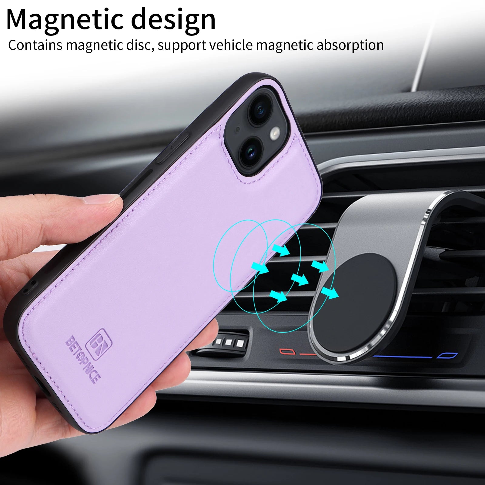2 in 1 Removable Magnetic Wallet Case – Samsung Galaxy S24 Series - Phone Cases & Covers
