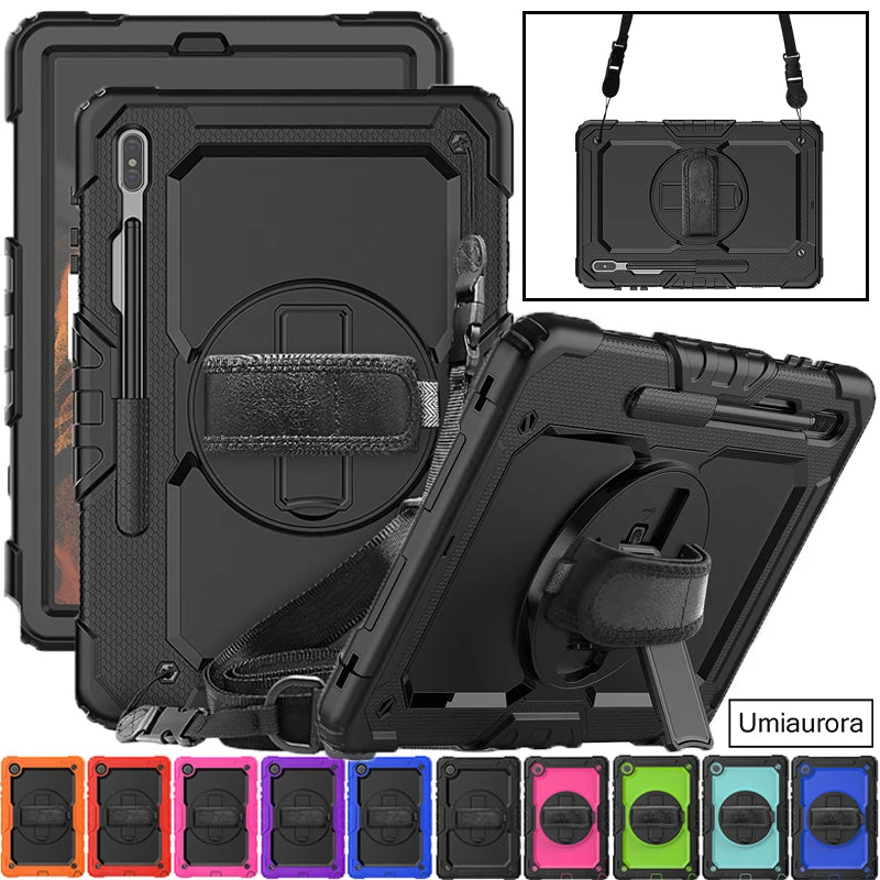 Kids Shockproof Tablet Cover For Samsung Tab S7 / S8 / S9 FE Plus by Snagg A Tab Case