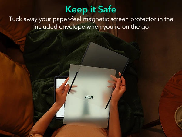 Detachable Screen Protector Removable Magnetic Writing Film for iPad Air 13/11&iPad 11/10 Gen&Air 5 by Snagg A Screen Protector