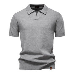 Men's Summer Breathable Polo | Lightweight Stretch Casual Essential