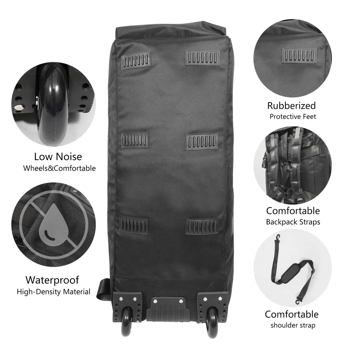 80L Rolling Duffle Bag with Wheels - SnaggIt