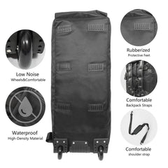 80L Rolling Duffle Bag with Wheels - SnaggIt