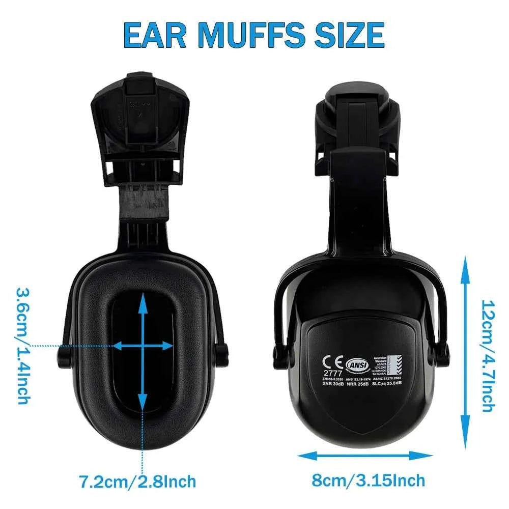 Hard hat slot-mount earmuffs – image 5