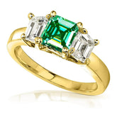 2ct Green Moissanite Ring - SnaggIt