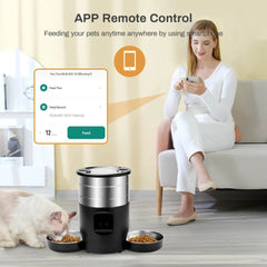 4.5L Automatic Cat Feeder with WiFi & Button Control - SnaggIt