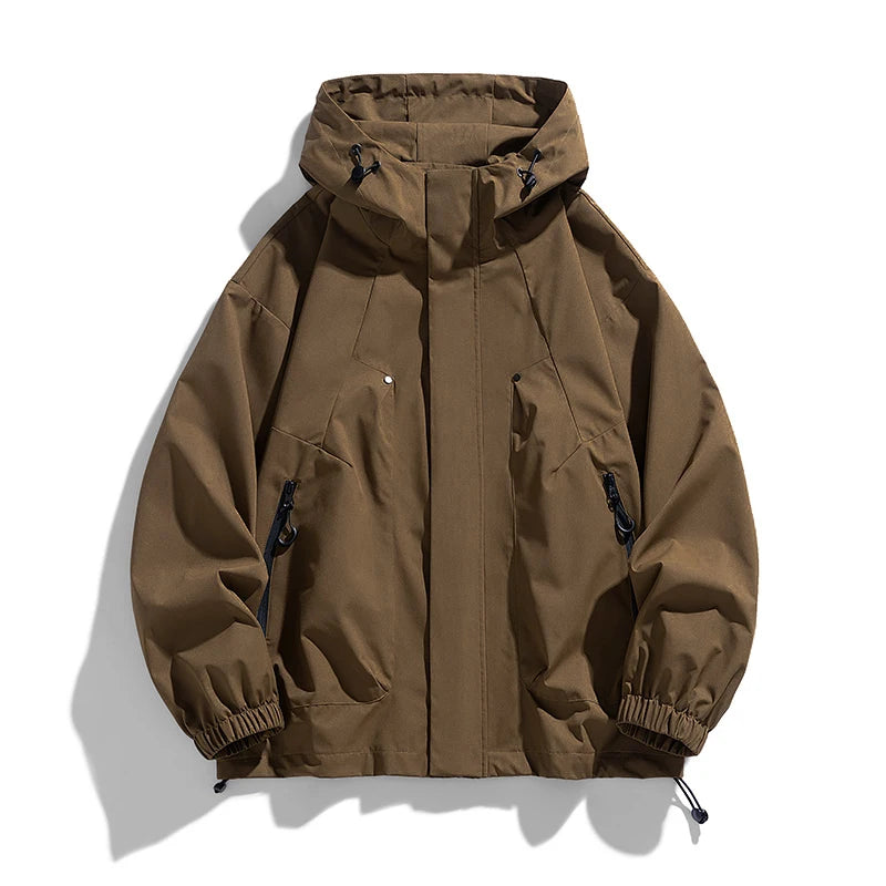 Oversized Men’s Hooded Windbreaker by Snagg A Jacket