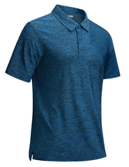 Men's Performance Dry-Fit Polo | Lightweight Summer Sports & Work Shirt