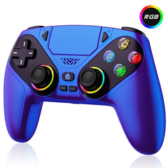 RH 5188 RGB Wireless Controller - Dual Vibration & Macro Function for PS5 & PC