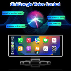 10/11.26 inch Dash Cam 4K Car DVR Wireless Carplay & Android Auto GPS Navigation Video Recorder Dashboard Dual Lens Wifi FM AUX by SnaggIt