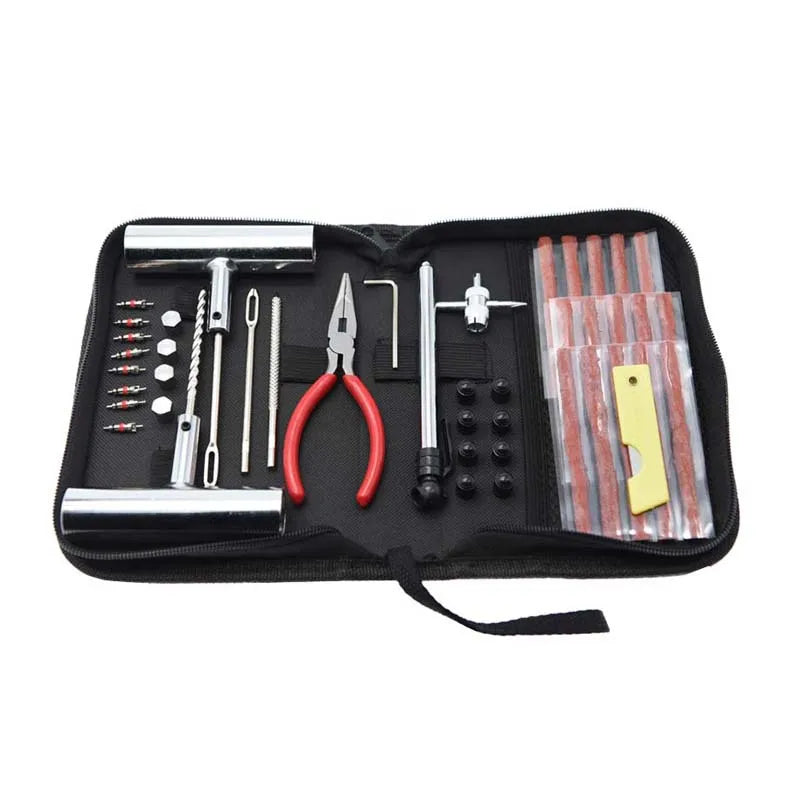 24/46/62pcs Car Tire Repair Kit by Snagg A Tire Repair Kit