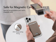 MagSafe Compatible Vegan Leather Wallet with Adjustable Stand by Snagg A MagSafe Wallet