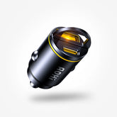 SUPERAUTO PD 45W Fast Car Charger (USB-C & USB-A) by Snagg A Car Adapter