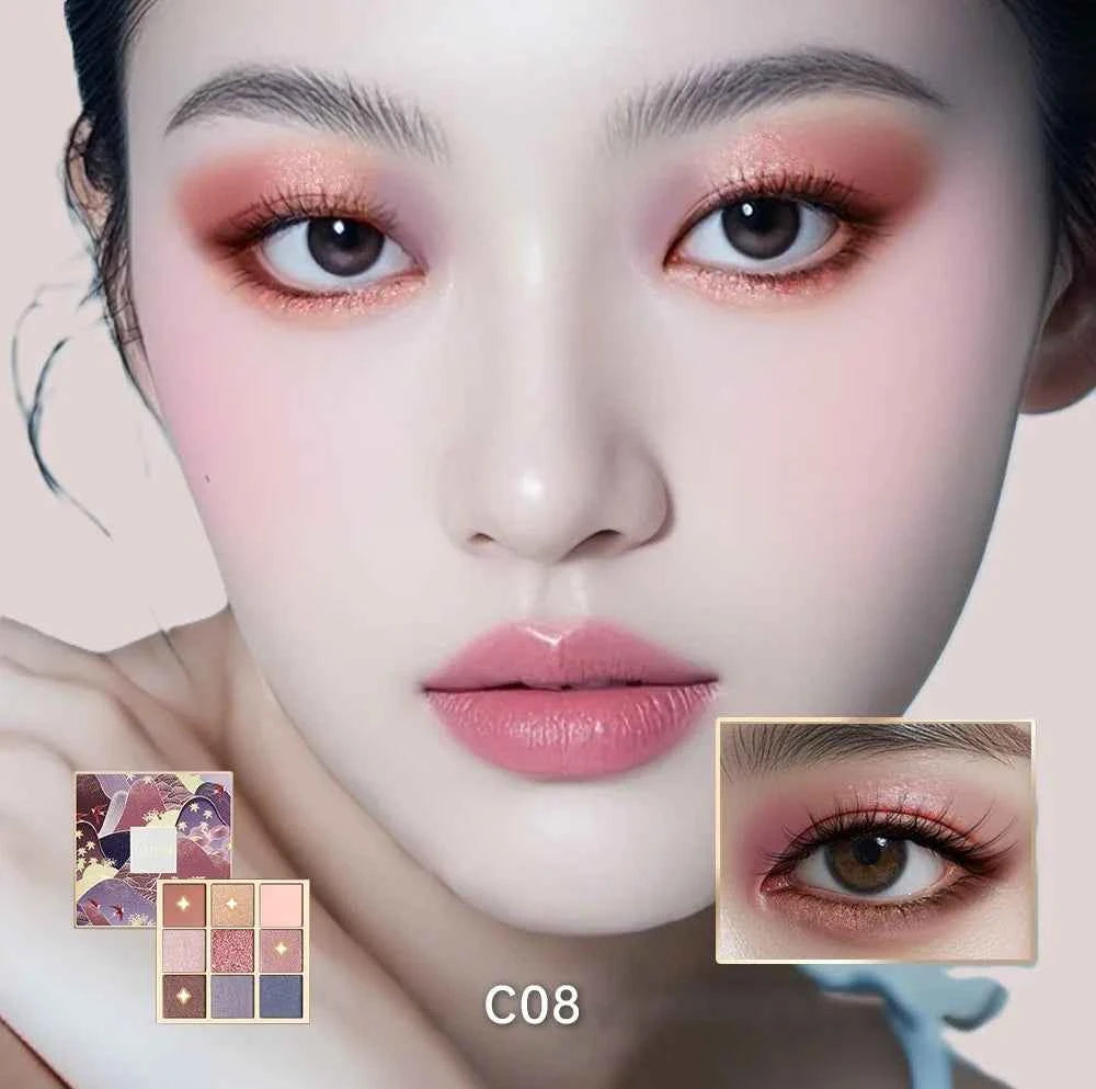 9 Colors Signature Master Palette – Professional Matte & Shimmer Eyeshadow for High Pigment Artistry