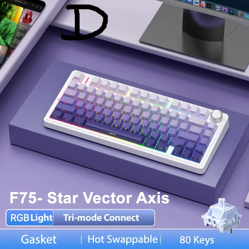 75% Wireless Mechanical Keyboard for a Premium Gaming Experience by Snagg A Keyboard