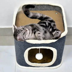 3-Tier Cat Bed & Hideaway House - SnaggIt