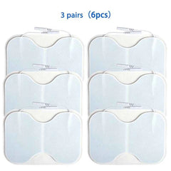 Replacement TENS Electrode Pads – Large Coverage Muscle Stimulator Stickers (2.0mm Plug)