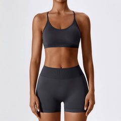 Women's 2/3-Piece Seamless Yoga Tracksuit | Gym Sports Bra & Leggings Fitness Set Sportswear
