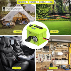 18V to 12V Step Down Converter | 10A High Efficiency Voltage Transformer Compatible With Ryobi 18V Batteries