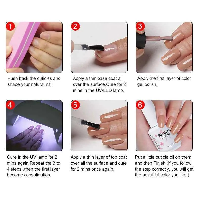 Professional 15ml HEMA & TPO-Free Gel Polish – High-Performance Semi-Permanent Varnish for Sensitive Skin