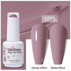 Professional 15ml HEMA & TPO Free Gel Polish – High-Performance Red & Multi Tone Semi Permanent Varnish