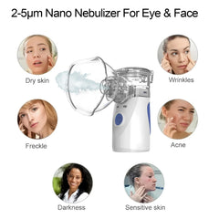 Nano Mist Facial Sprayer – Portable Hydrating Face Steamer & Skin Moisturiser