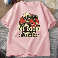 "Oh Look Nobody Gives A Shit" Graphic Tee | Sarcastic Humor Streetwear
