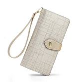 Split Leather Women’s Long Clutch by Snagg It Purses