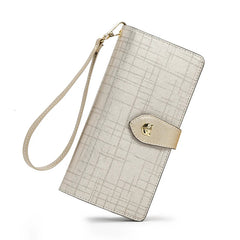 Split Leather Women’s Long Clutch by Snagg It Purses
