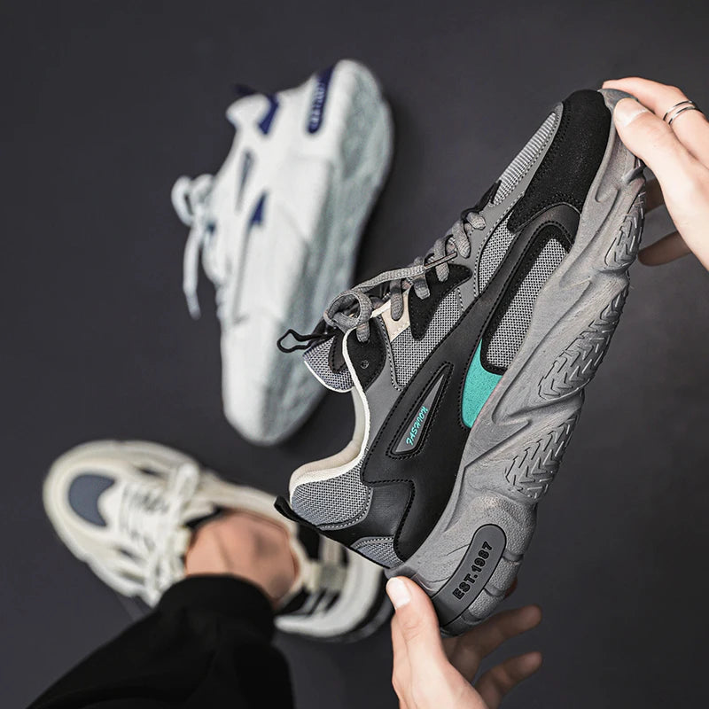 Men’s Versatile Clunky Sneakers by Snagg A Shoes