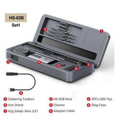 HS-02 Smart Soldering Iron by Snagg A Soldering Station