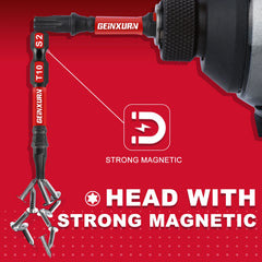 Impact Tough Magnetic Torx Screwdriver Bit Set – S2 Alloy Steel Star Bits