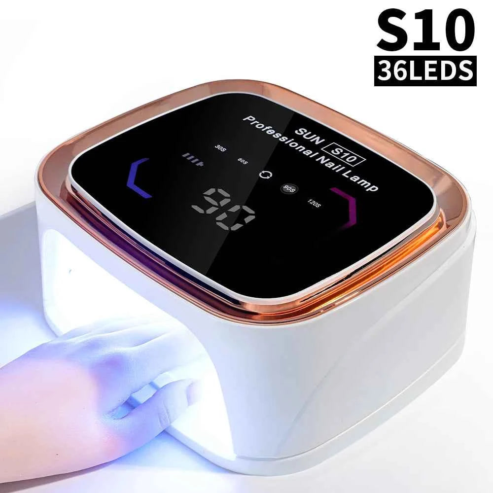 Professional Wireless HD Smart UV/LED Nail Station – High Capacity Rechargeable Curing Lamp