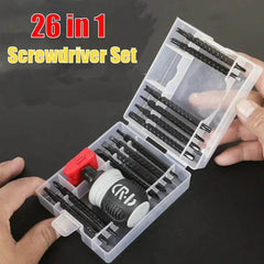 26-in-1 Magnetic Ratchet Screwdriver Set - SnaggIt