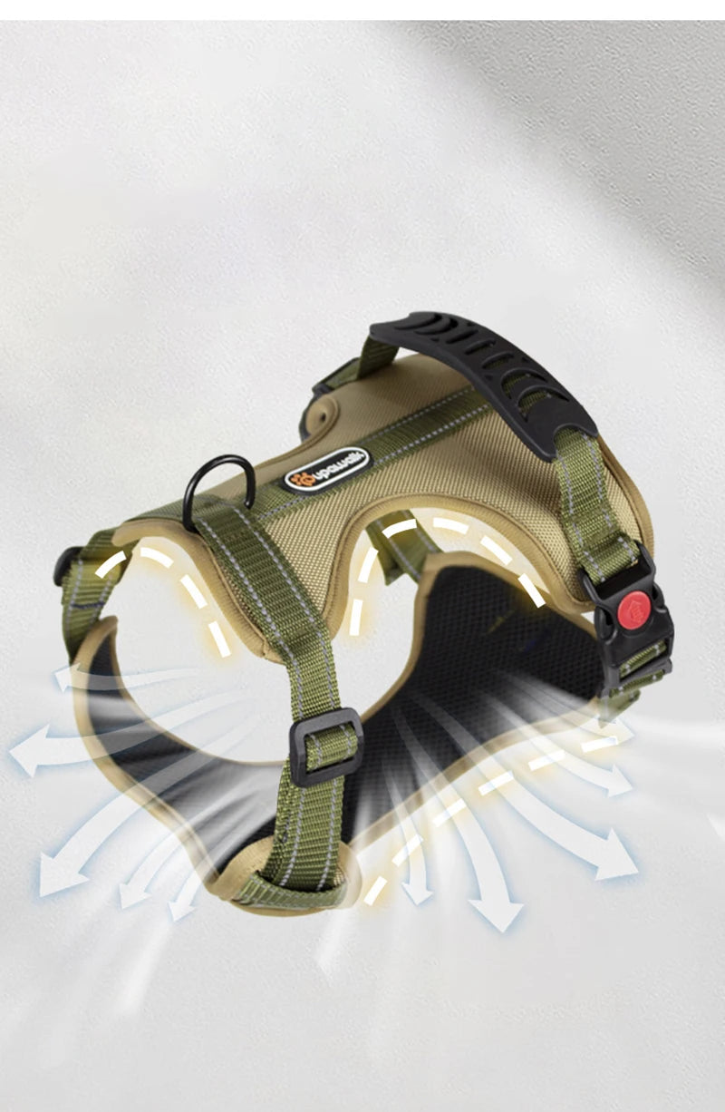 Adjustable Reflective Dog Harness by Snagg A Harness
