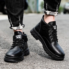 Men’s British Workwear Mid-Top Boots by Snagg A Shoes