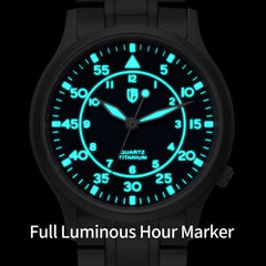 Titanium Quartz Watch – Rugged Elegance by Snagg A Watch