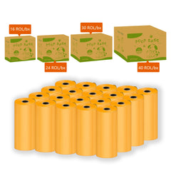 EPI Photodegradable Orange Scented Waste Bags | High-Utility Leak-Proof Kit
