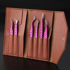 Professional 6 Pieces Precision Tweezer Set – Multi-Functional High Tension Extension Tools