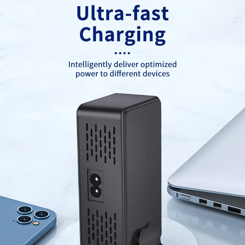 200W 6Ports GaN Quick Charger 4.0 3.0 Type C by Snagg An Adapter