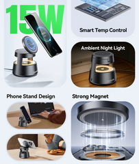 4 in 1 Magnetic Wireless Charger Stand For Apple
