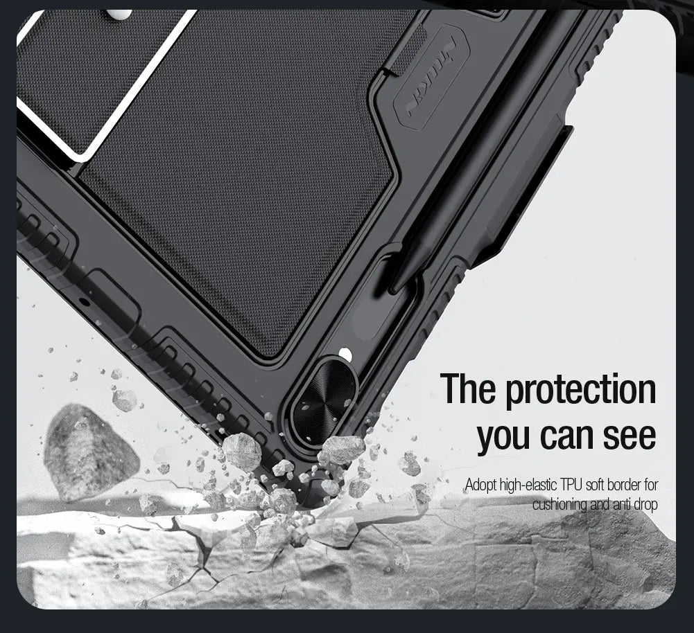 Magic Keyboard For Samsung Galaxy Tab S10 FE+ Case by Snagg A Wireless Keyboard