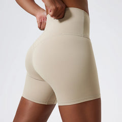 Women's High Waist Push-Up Gym Shorts | Super Soft Fabric Yoga Cycling Workout Sports Leggings