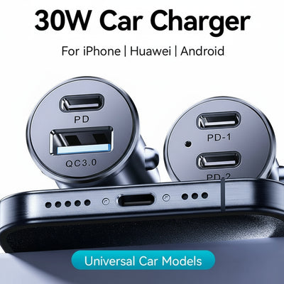 30W Mini Car Charger by Snagg A Car Adapter