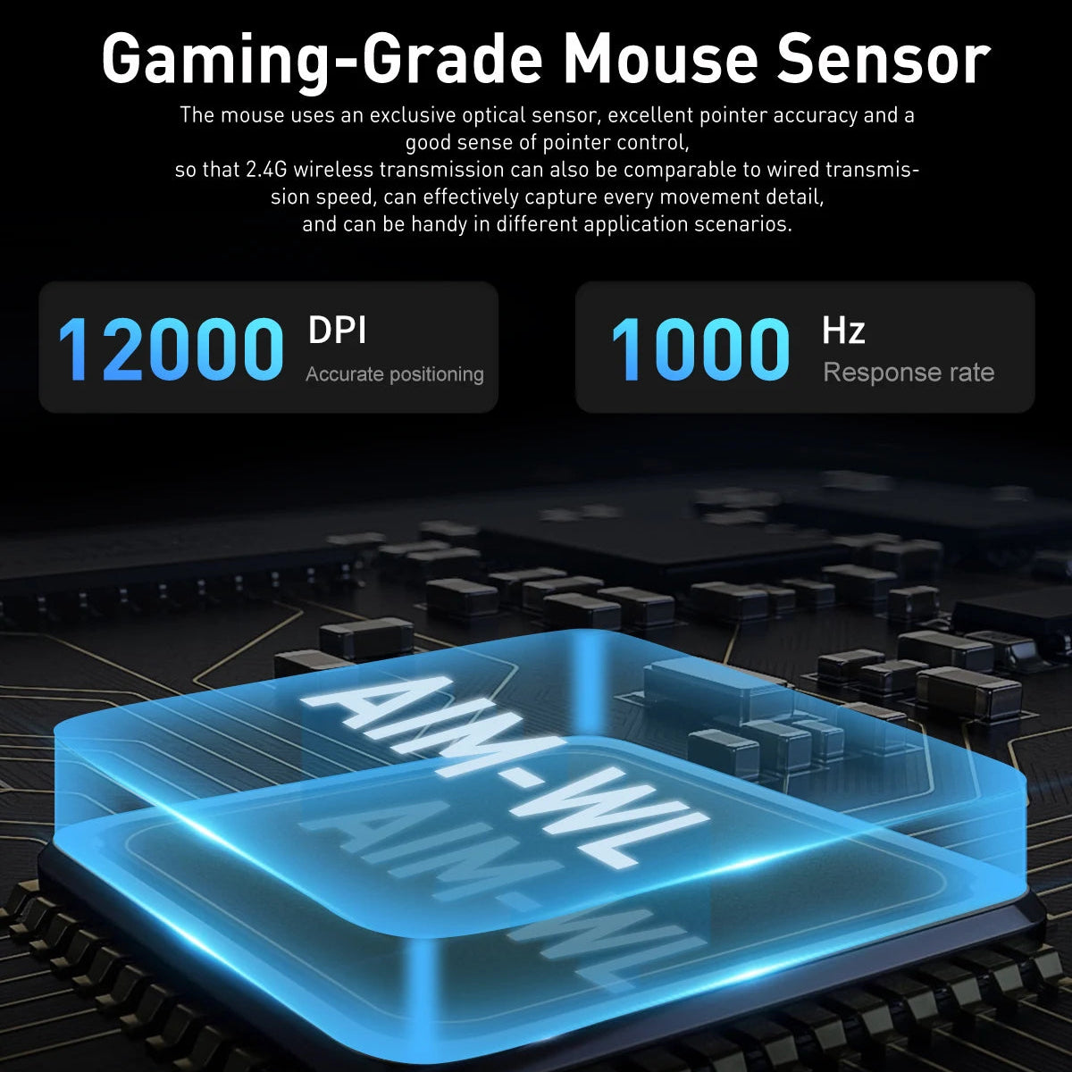 Dual Mode Gaming Mouse – 2.4G Wireless & Wired Connection by Snagg A Gaming Mouse