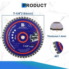 Professional Alloy Iron Cutting Disc | 165mm–355mm Carbide-Tipped Circular Saw Blade for Steel & Rebar