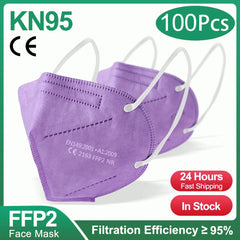 10–100 Pack FFP2 / KN95 Face Masks by Snagg A Face Mask