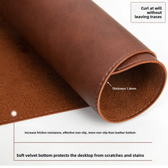 Large Waterproof PU Leather Desk Pad for Computer, Laptop & Keyboard Setup by Snagg A Mouse Pad