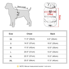 Padded Dog Vest Jacket – Windproof Warm Winter Coat for French Bulldog, Chihuahua & Poodle