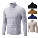 Men’s Essential Turtleneck Pullover | 2026 Winter High-Neck Knitted Sweater